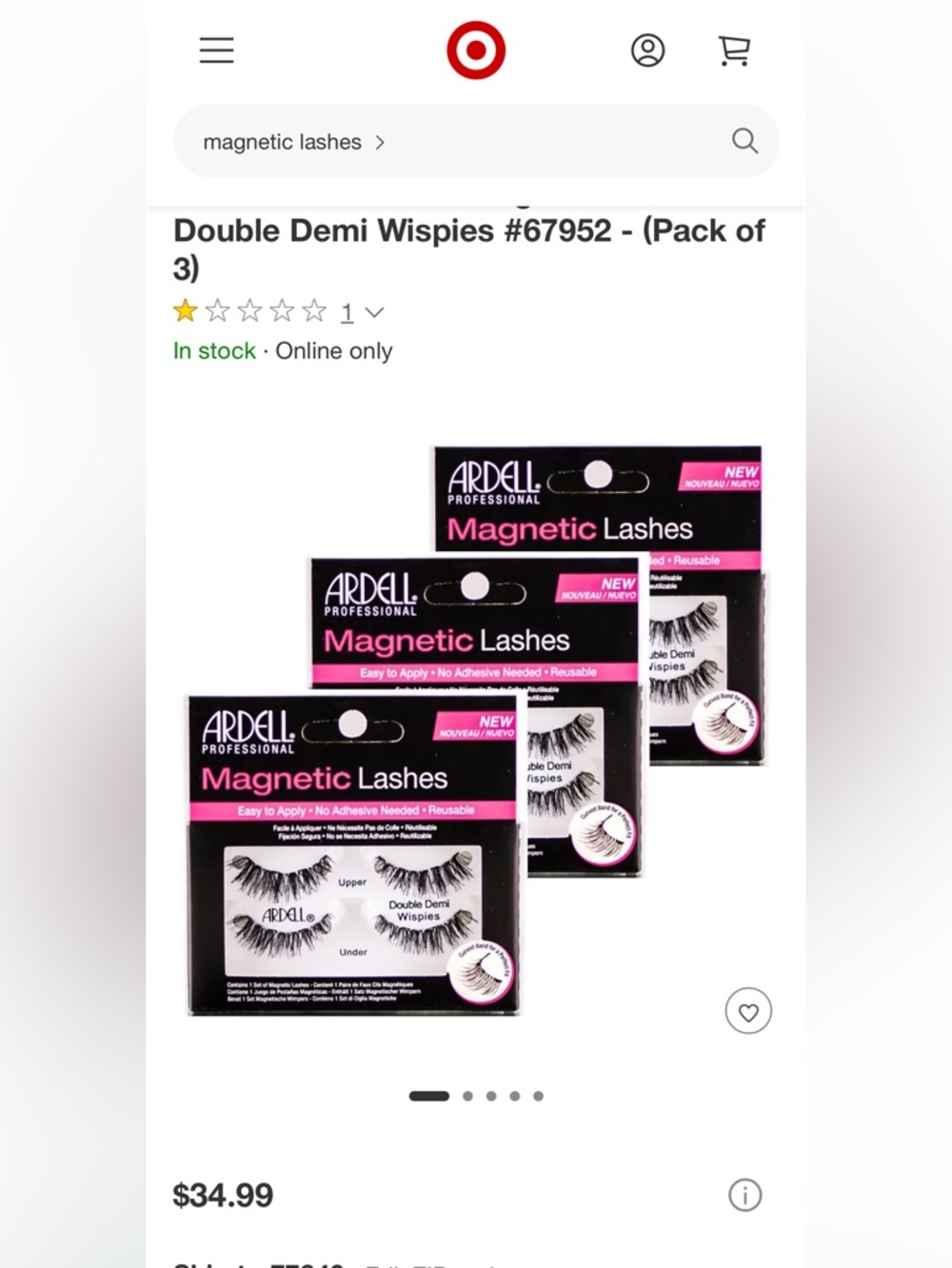 🔥 8 Bundle Deal! Ardell Magnetic Lashes Double Demi Wispies  – $25 - Picture 6 of 6